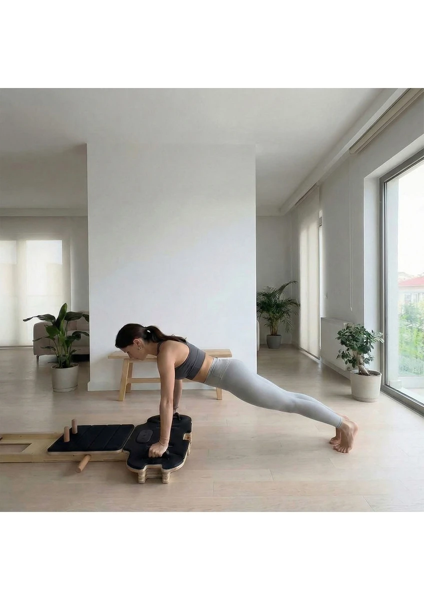 Yeni Nesil Katlanabilir Profesyonel Pilates Reformer Aleti - Az Yer Kaplayan, Kompakt Egzersiz Aleti